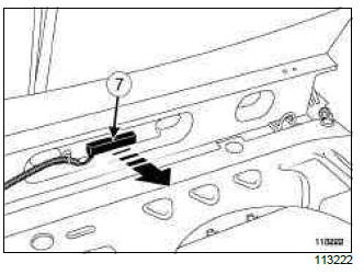 Renault Clio. Immobiliser system: List and location of components