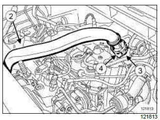 Renault Clio. Injector rail - Injectors: Removal - Refitting