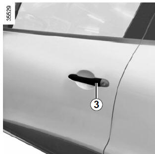 Renault Clio. To activate deadlocking