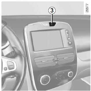 Renault Clio. Interior locking/unlocking door control