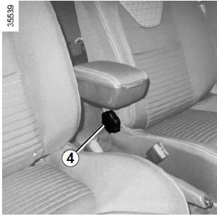 Renault Clio. To tilt the seatback