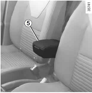 Renault Clio. Central armrest 5
