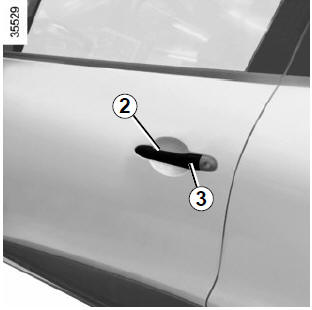 Renault Clio. Unlocking the vehicle