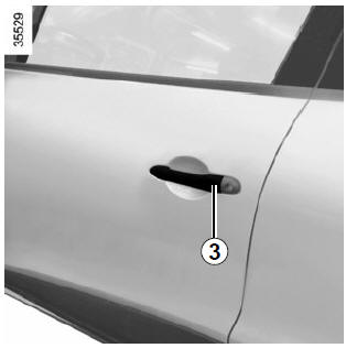 Renault Clio. Locking the vehicle