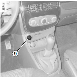 Renault Clio. Instrument panel 5 in miles