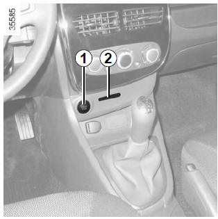 Renault Clio. Conditions for stopping the engine