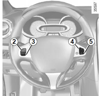 Renault Clio. Controls