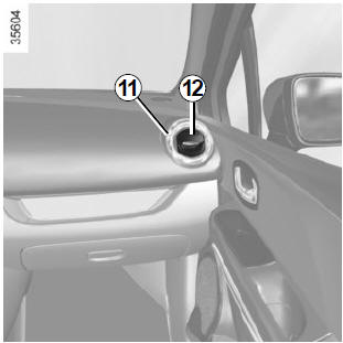 Renault Clio. Side air vents