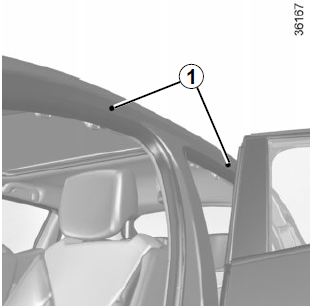 Renault Clio. Accessing the mounting points