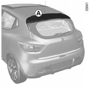 Renault Clio. Spoiler A