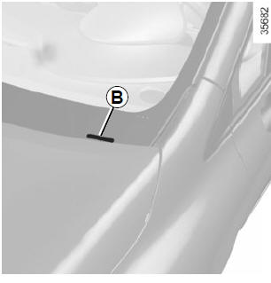 Renault Clio. Vehicle identification plate