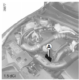 Renault Clio. Engine identification plate 