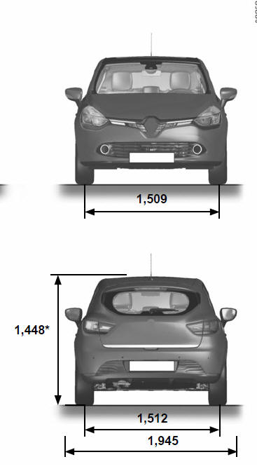 Renault Clio. Five-door version