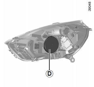 Renault Clio. Discharge bulb main beam headlights/dipped beam headlights