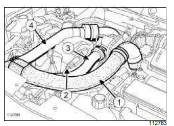 Renault Clio. Accelerometer: Removal - Refitting