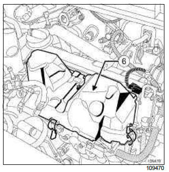 Renault Clio. Accelerometer: Removal - Refitting