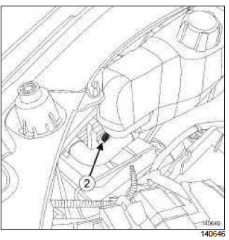 Renault Clio. Air resonator: Removal - Refitting