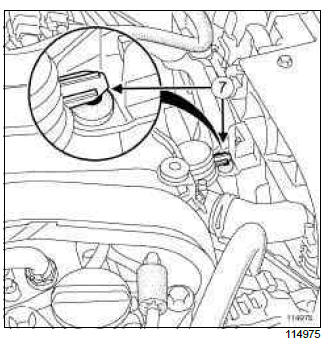 Renault Clio. Air resonator: Removal - Refitting