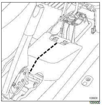 Renault Clio. Airbag computer: Removal - Refitting