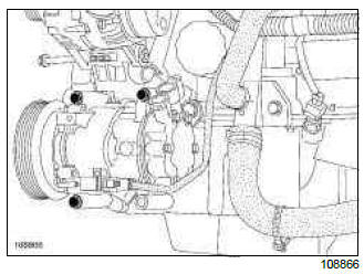 Renault Clio. Alternator: Removal - Refitting