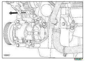 Renault Clio. Alternator: Removal - Refitting