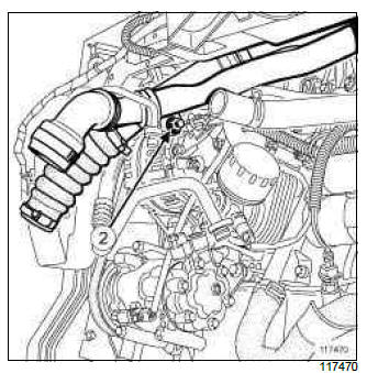 Renault Clio. Alternator: Removal - Refitting