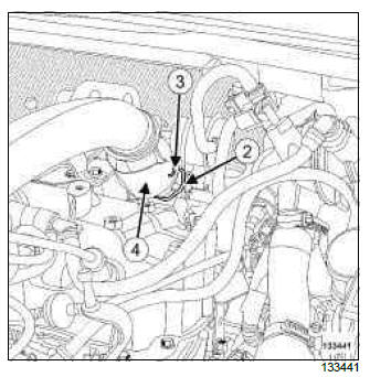 Renault Clio. Alternator: Removal - Refitting