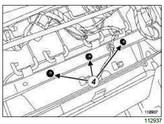 Renault Clio. Anti-submarining airbag: Removal - Refitting