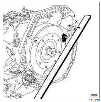 Renault Clio. Converter seal: Removal - Refitting