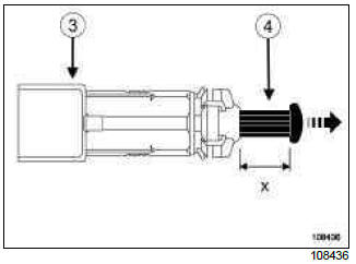 Renault Clio. Brake pedal