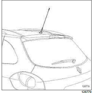 Renault Clio. Car phone: List and location of components