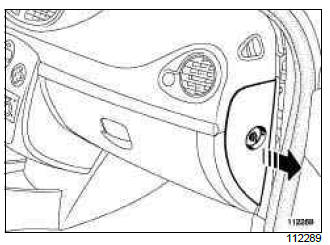 Renault Clio. microphone: Removal - Refitting