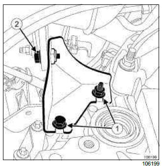 Renault Clio. Catalytic converter: Removal - Refitting