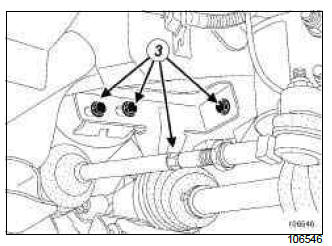 Renault Clio. Catalytic converter: Removal - Refitting