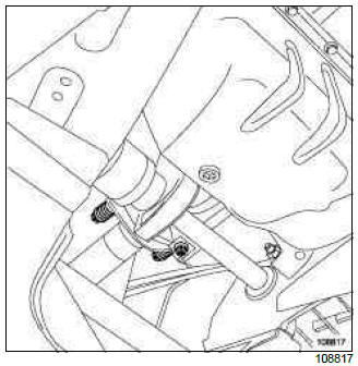 Renault Clio. Catalytic converter: Removal - Refitting