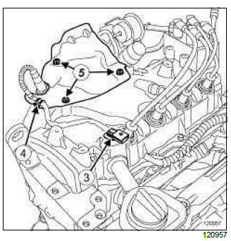 Renault Clio. Catalytic converter: Removal - Refitting