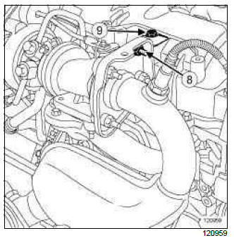 Renault Clio. Catalytic converter: Removal - Refitting