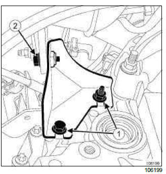 Renault Clio. Catalytic converter: Removal - Refitting