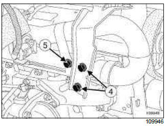 Renault Clio. Catalytic converter: Removal - Refitting