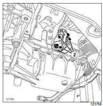 Renault Clio. Catalytic converter: Removal - Refitting