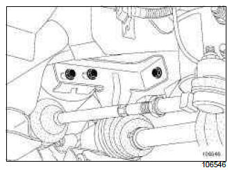 Renault Clio. Catalytic pre-converter: Removal - Refitting