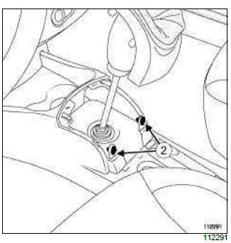 Renault Clio. Centre console: Removal - Refitting
