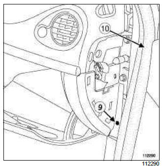 Renault Clio. Glovebox: Removal - Refitting