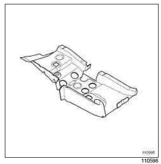 Renault Clio. Centre floor front side cross member