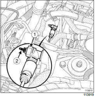 Renault Clio. Clutch circuit: Bleed