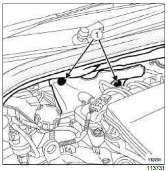 Renault Clio. Clutch circuit: Removal - Refitting