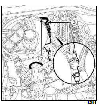 Renault Clio. Clutch circuit: Removal - Refitting