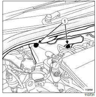 Renault Clio. Clutch circuit: Removal - Refitting