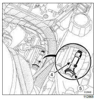 Renault Clio. Clutch circuit: Removal - Refitting