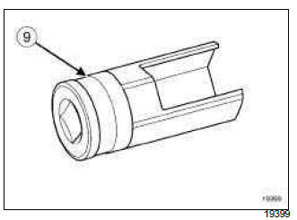 Renault Clio. Clutch master cylinder: Removal - Refitting